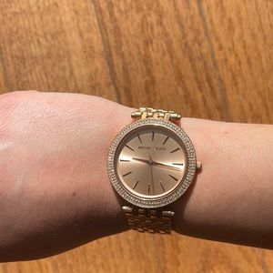 Rose Gold Michael Kors Darci Watch Womens